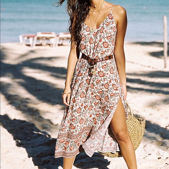 Arnhem Dresses & Skirts - Arnhem Primrose Floral Slip Midi Dress Womens Size 8 New